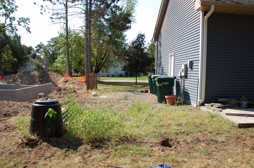 back yard garden 2012