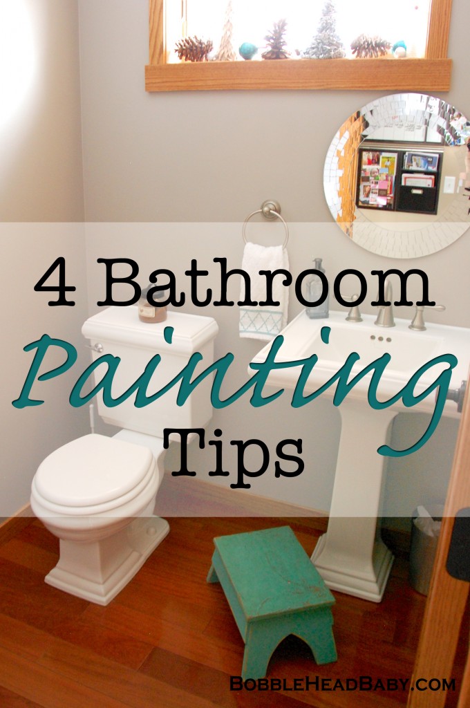 4 Simple Tips for Painting a Bathroom