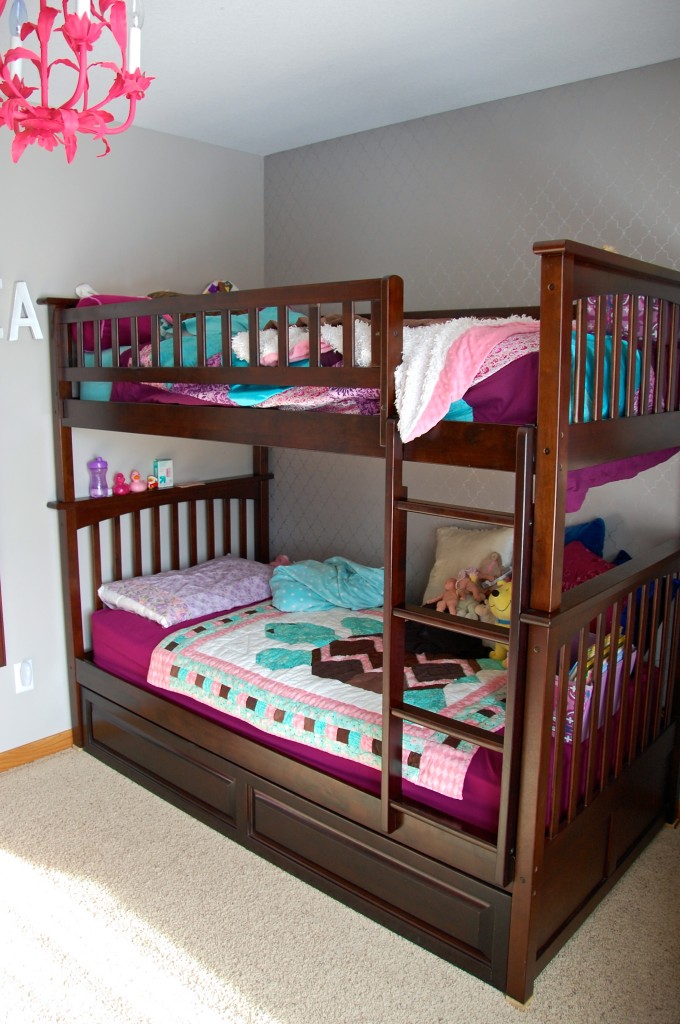 columbia bunk beds walnut